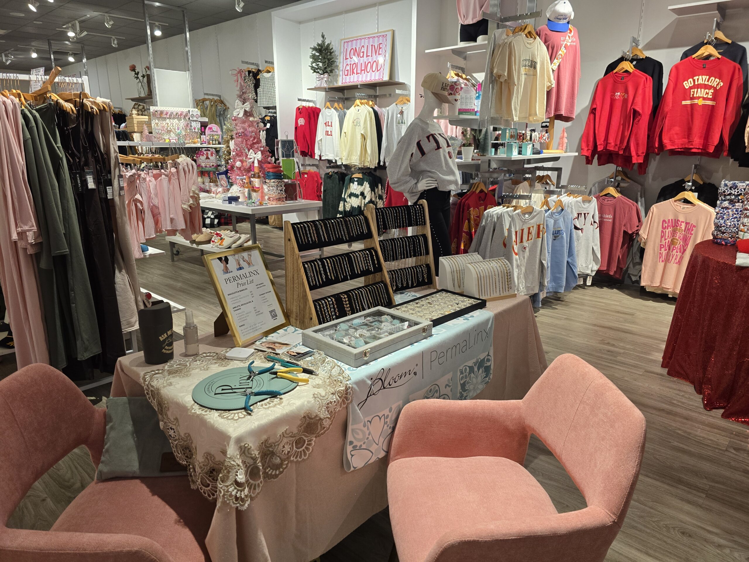 PermaLinx Display at Boutique Crush